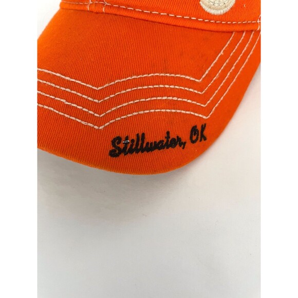 Eskimo Joe's Orange Strap back Baseball Cap Hat Stillwater OK Oklahoma State - Picture 3 of 6
